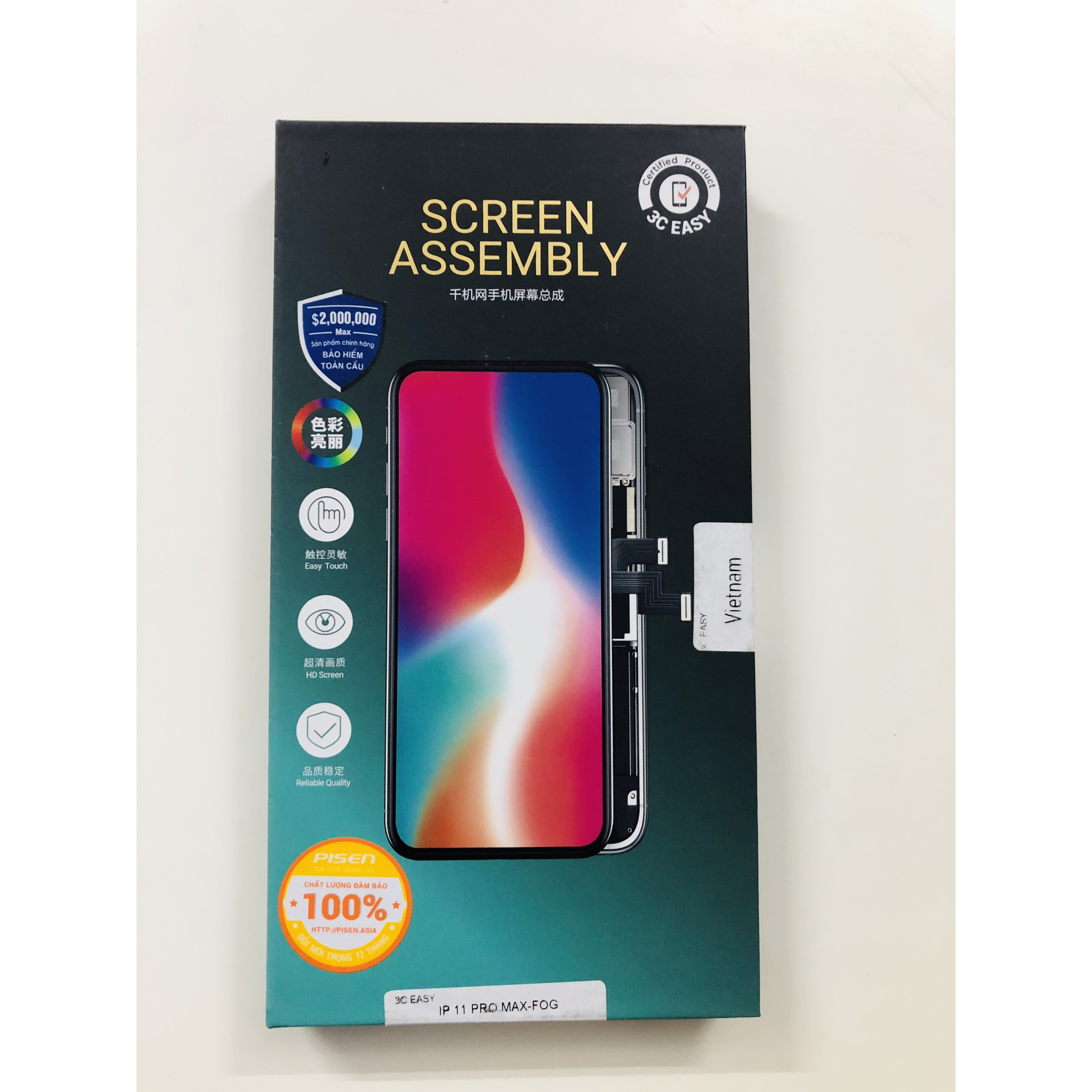 Màn hình điện thoại Iphone 11 Pro max ( Pisen 3CEASY Cerificate , Oled Soft ) _Hàng chính hãng