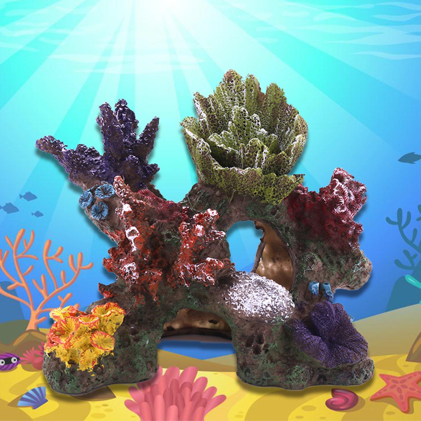 Aquarium  Decor Landscape Rockery  Simulation