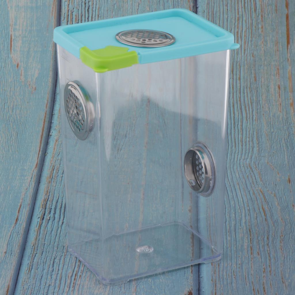 2-Pack Plastic Insect Spider Incubation Box Case Hatching Box Container