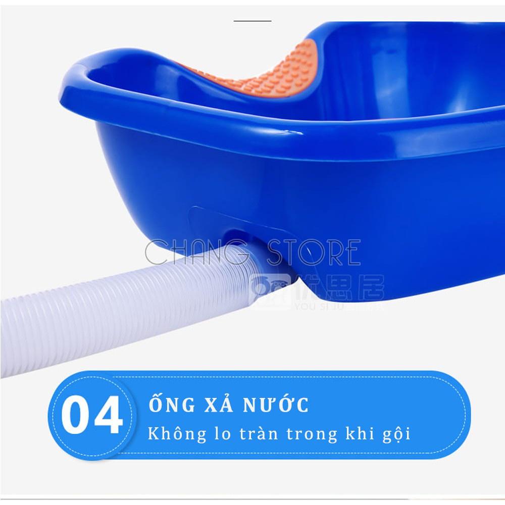 Chậu Gội Đầu Nhựa Tại Giường Chăm Sóc Người Thân Hiệu Quả Tiện Dụng