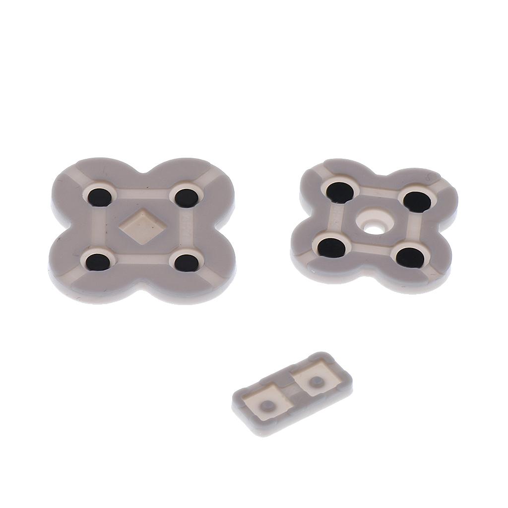 3 In 1 Conductive Rubber Button Pad Set Replacement Part for Nintendo NDS Lite NDSL