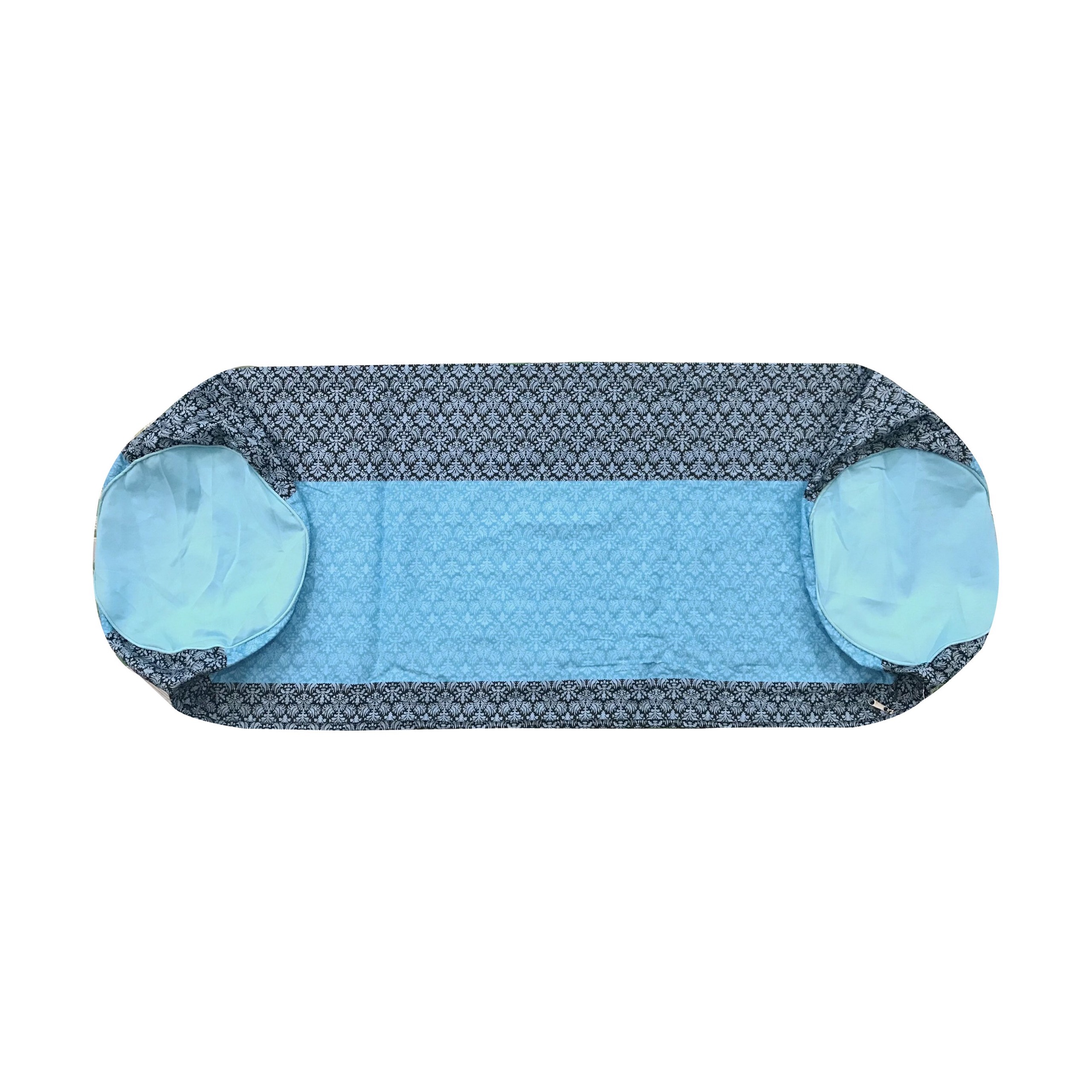 Áo gối ôm dây kéo phối cotton hoa Hometex - Giao màu ngẫu nhiên