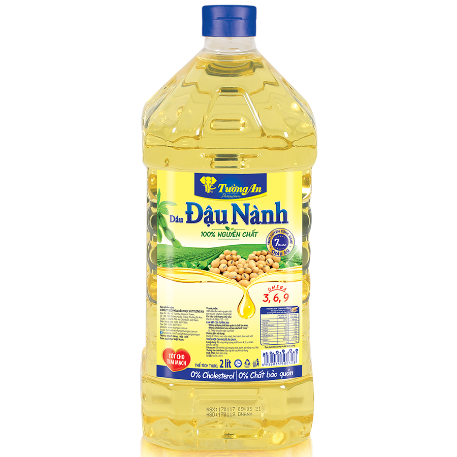 Dầu ăn Đậu Nành Tường An 1Lít / 2Lít/ 5Lít