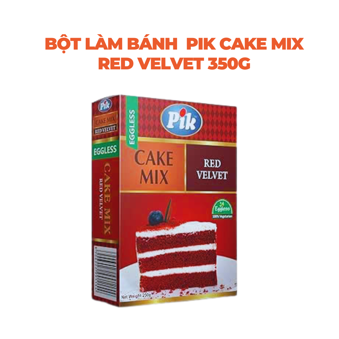 Bột làm bánh PIK CAKE MIX RED VELVET 350G