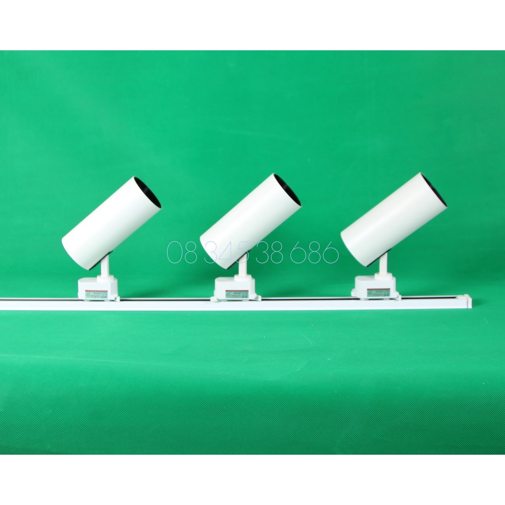 Đèn Led ray 30W HL LIGHTING vỏ đen / trắng, Đèn rọi ống bơ Hàng Chính Hãng