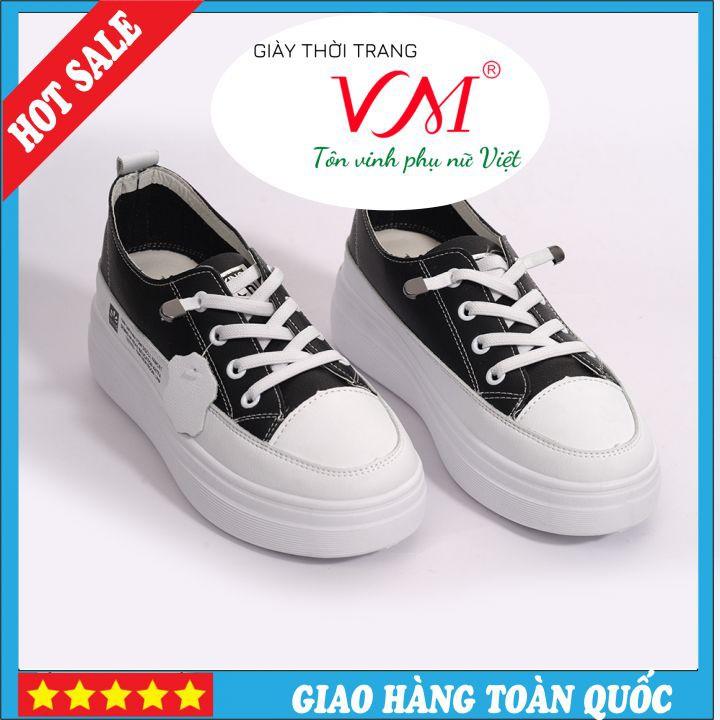 Giày Thể Thao Nữ, Chiều Cao 3CM, Da Thật Êm Ái, Bền Chắc Và Thời Trang - TT.P14103_ĐEN