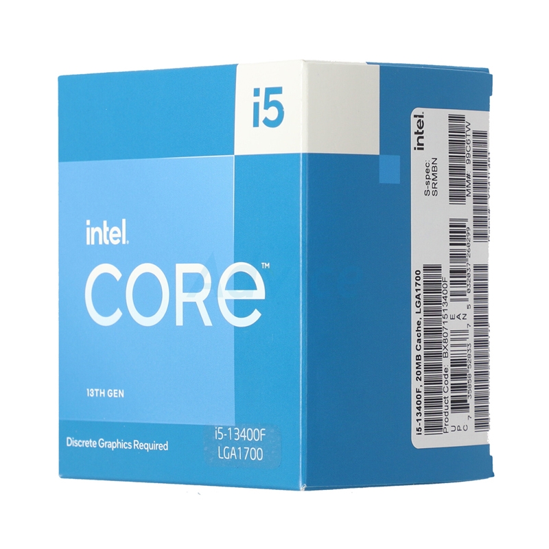 CPU Intel Core i5 13400F ~ 2.5GHz (không có GPU Socket 1700, 10 nhân 16 luồng 20Mb) - Hàng chính hãng FPT phân phối