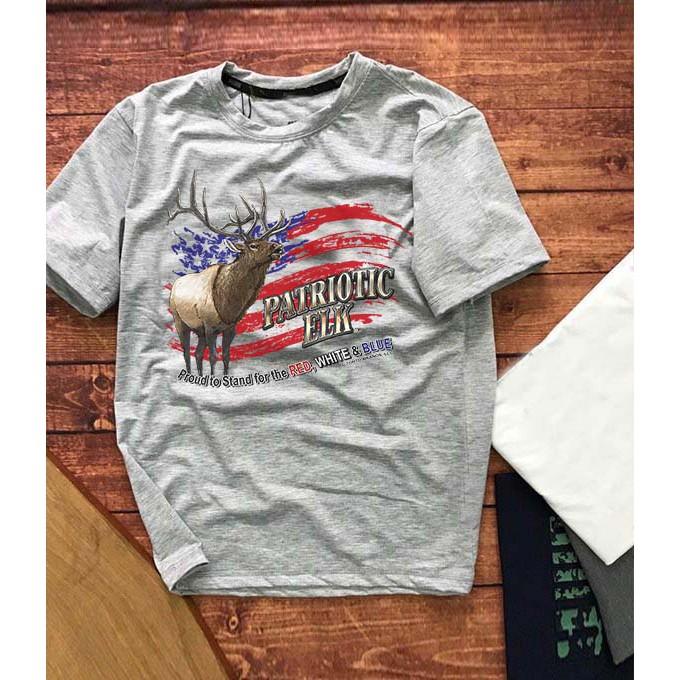 Áo thun tay ngắn họa tiết hoạt hình thiết kế cờ mỹ đẹp AT155