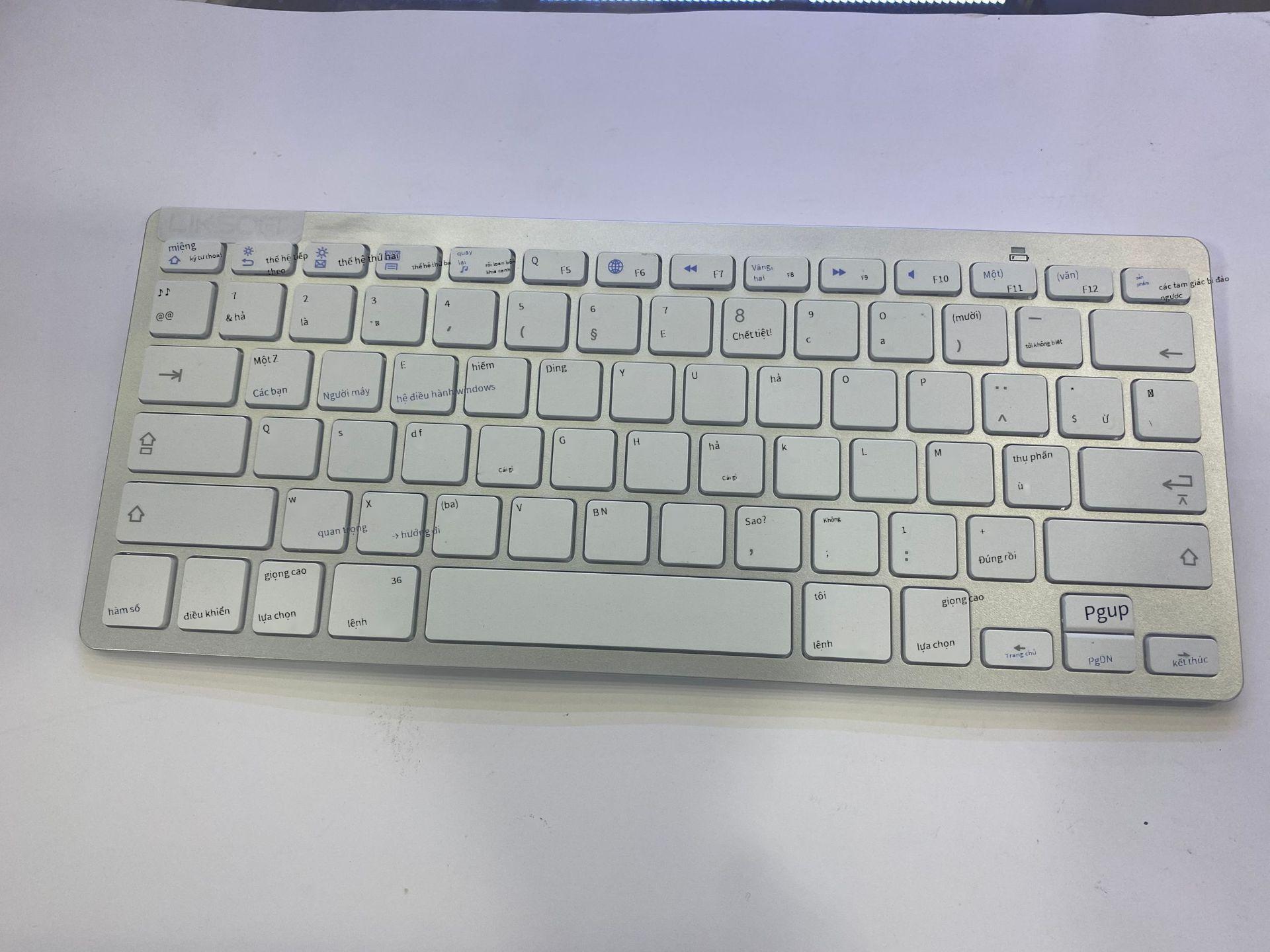 Điểm giá thấp nhất Bàn phím Bluetooth 78 phím Tiếng Tây Ban Nha Tiếng Ả Rập Hàn Quốc Tiếng Thái Tiếng Đức Tiếng Pháp