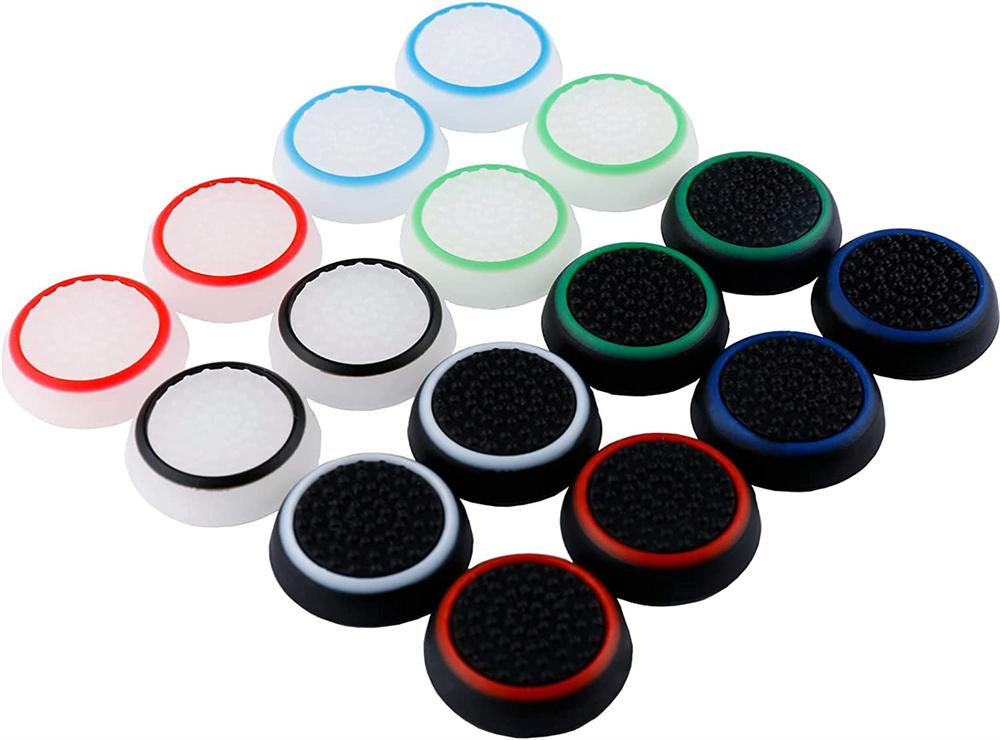 500 cái Thay thế Silicone Thumb Grip Stick Analog Joystick Cap Cover cho Ps3 / Ps4/ Ps5 / Xbox 360 / Bộ điều khiển trò chơi One Màu sắc: phối