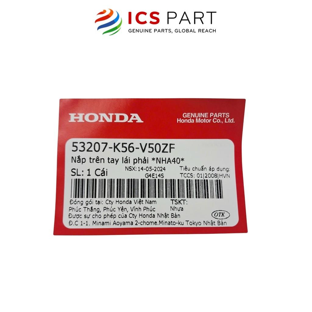 Nhựa Ốp Viền Đồng Hồ Trên Tay Lái Phải Nha40 HONDA Winner X V2 2019 Màu Bạc (53207K56V50ZF)