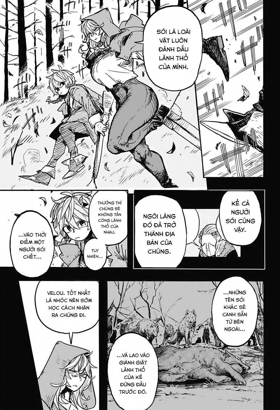 hội thợ săn: khăn đỏ chapter 2 22