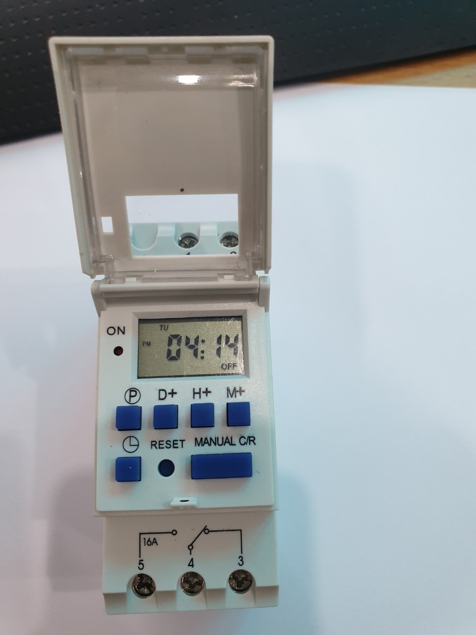 Timer thời gian thực 24H  LW16A, công tắc hẹn giờ điện tử