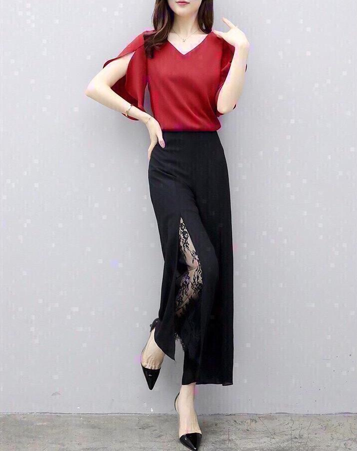SET BỘ QUẦN ỐNG RỘNG SANG CHẢNH SDVD549