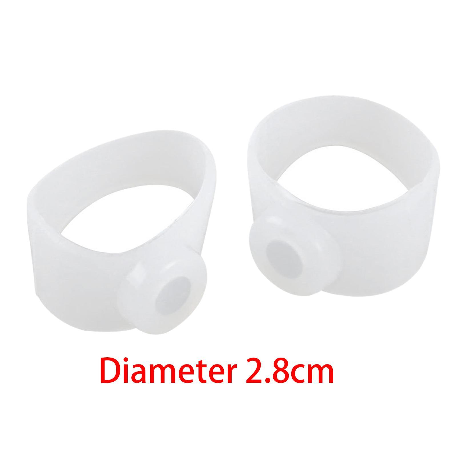 6x1 Pair Silicone  Toe Rings Soft Reduce Body  High Elastic