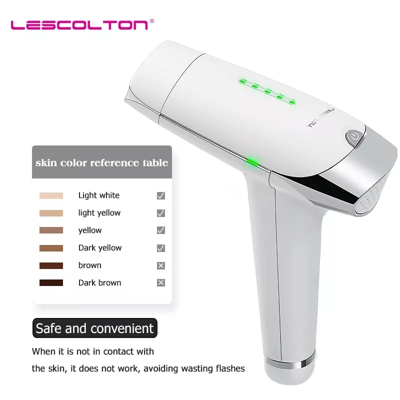 Máy triệt lông cá nhân công nghệ cao  Lescolton t009 IPL Laser ( đi kèm có phíc cắm đa năng )