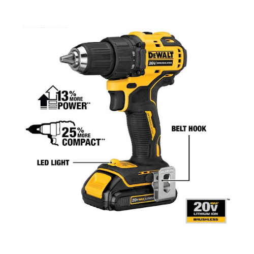 Máy khoan cầm tay 20Vmax/BL Dewalt DCD709P2-KR| Chính hãng