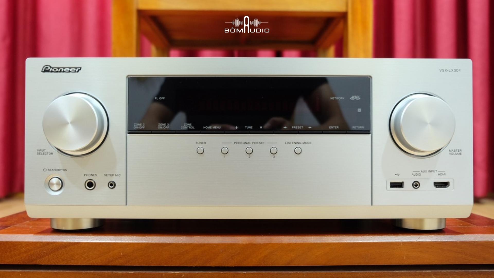 PIONEER VSX-LX304 | AMPLY XEM PHIM NGHE NHẠC 9.2 KÊNH | Chuẩn 4K - IMAX Enhanced - Dolby Atmos/DTS:X - Stream Nhạc Số Đa Phòng - Công Suất Khủng 185W/Kênh | Hàng Chính Hãng _ Mới 100%