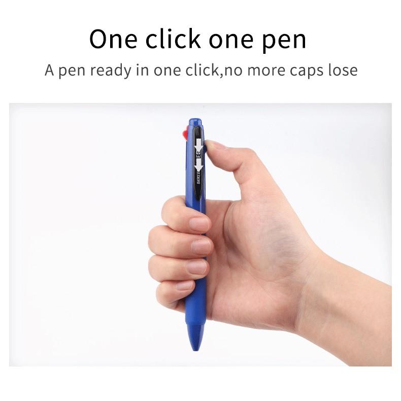 Hộp 12 Cây Bút Bi 3 ngòi 3 màu 0.7mm BAOKE/B52