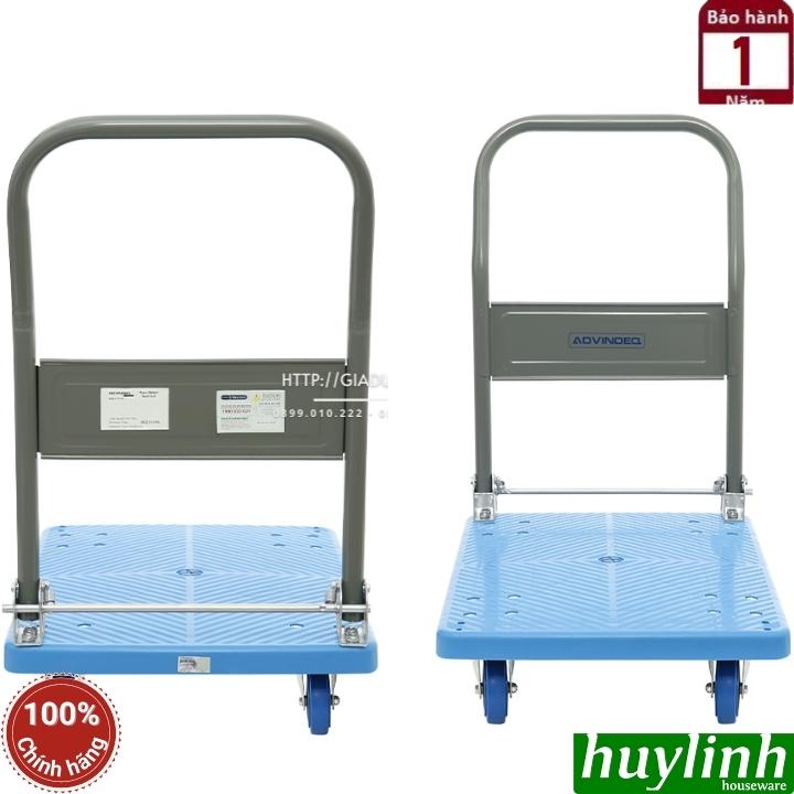 Xe đẩy hàng sàn nhựa Advindeq PT-150 - Tải trọng 150kg - Hàng chính hãng