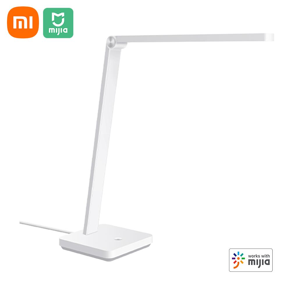Đèn bàn thông minh Xiaomi Mi Lite Đèn LED không nhấp nháy Bảo vệ mắt 4000K Có thể thay đổi độ sáng kết nối với Mijia APP Điều khiển thông minh