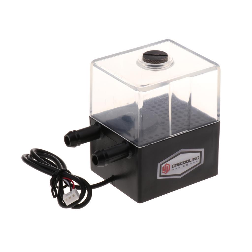 SC-300T DC -quiet Water Cooling Pump Tank Reservoir 300L/h for PC CPU