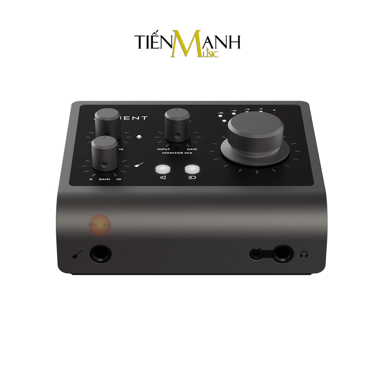 Soundcard Audient iD4 MK2 - Sound Card Bộ Thu Âm Thanh và Livestream MKII Audio Interface Hàng Chính Hãng - Kèm Móng Gẩy DreamMaker