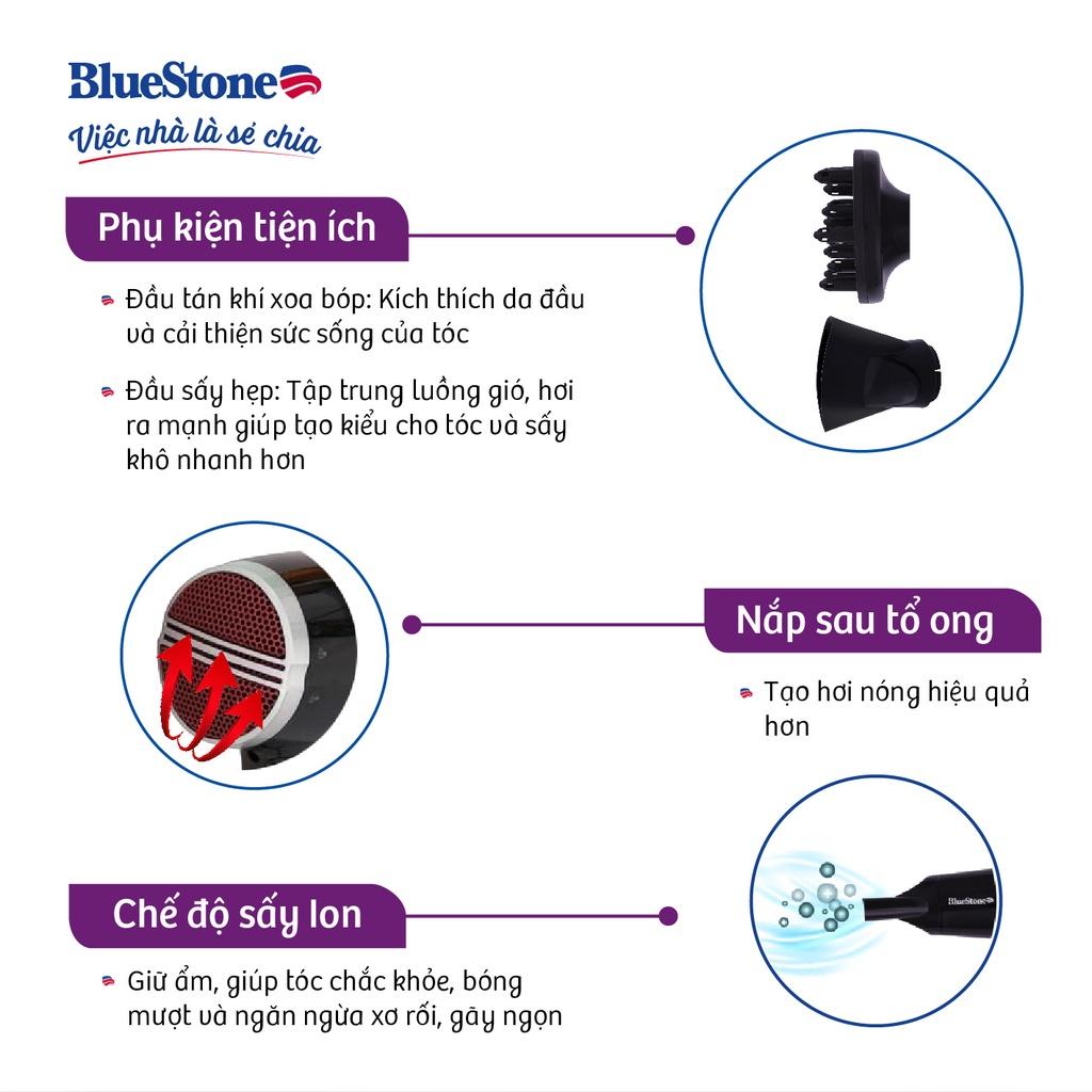 Máy Sấy Tóc Bluestone HDB-1861,Sấy ION - Công Suất 2200W, Hàng chính hãng