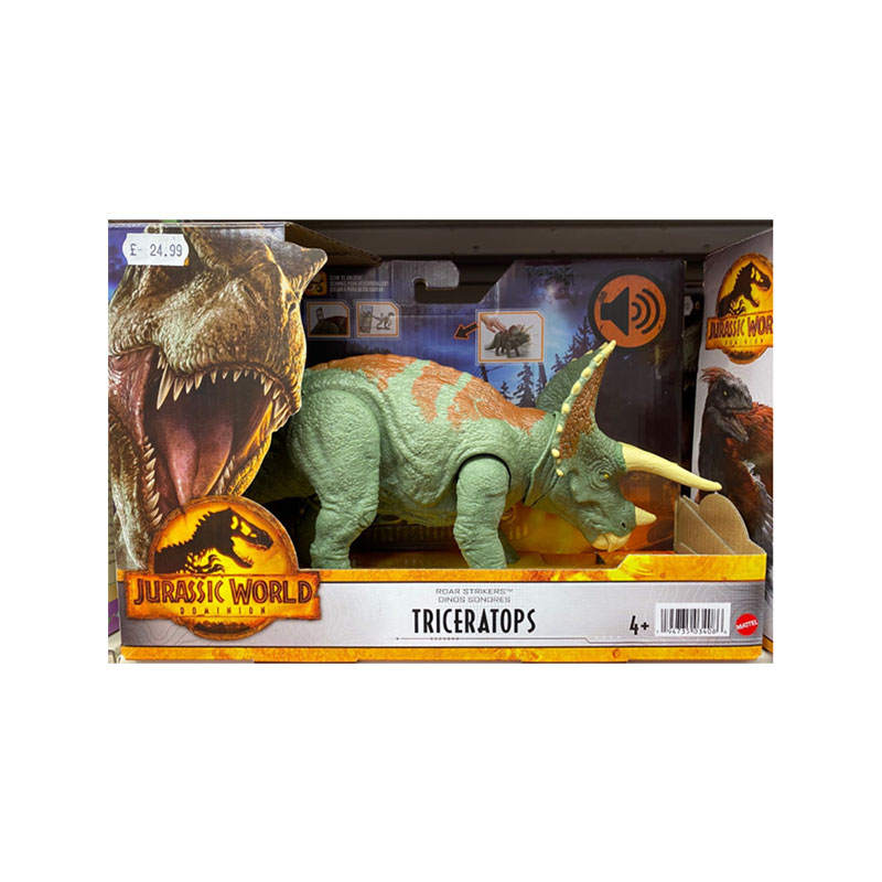 Đồ Chơi JURASSIC WORLD MATTEL Khủng Long Triceratops Có Âm Thanh HDX34/HDX17