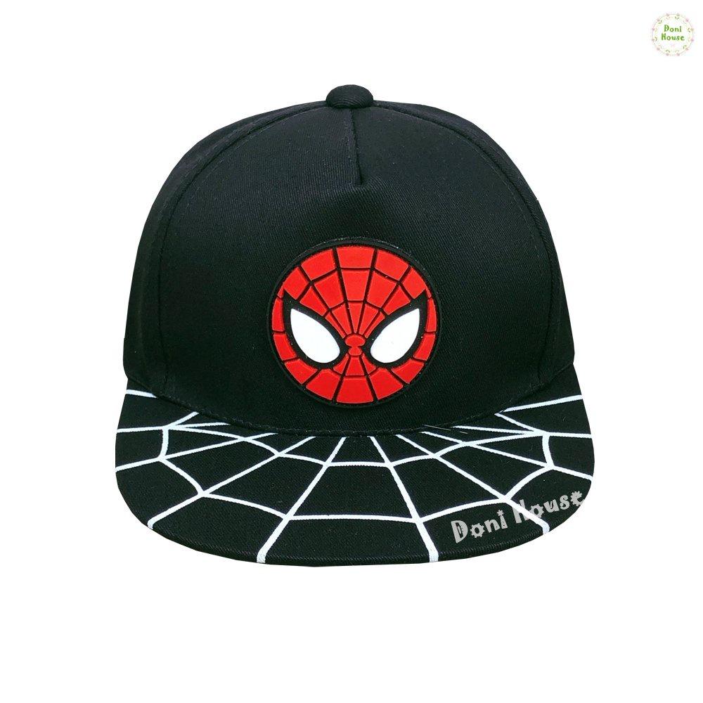 [Bé 2-4 Tuổi] Nón Kết Mũ Lưỡi Trai Từ 2 3 4 Tuổi Vòng Đầu 50.5cm Hình Người Nhện Spiderman Cho Bé Trai NK20 - Doni House