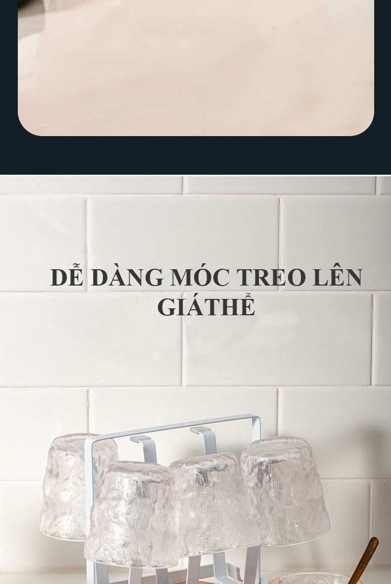 Ly thủy tinh vân nhám chịu nhiệt cao cấp sang trọng 300ml