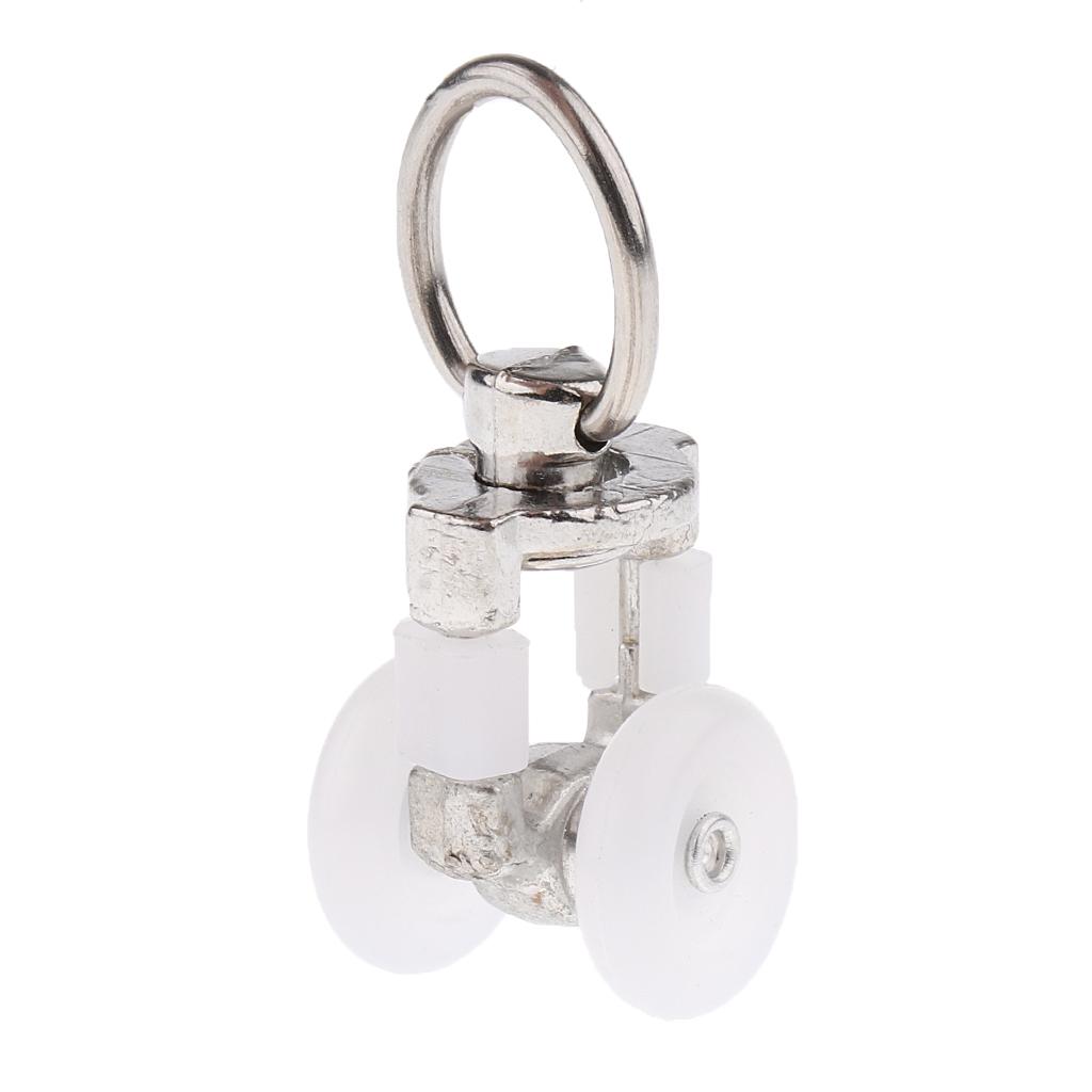 10 Mảnh Hợp Kim Rèm Theo Dõi Tàu Lượn đường Sắt Trượt Bánh Xe Con Lăn