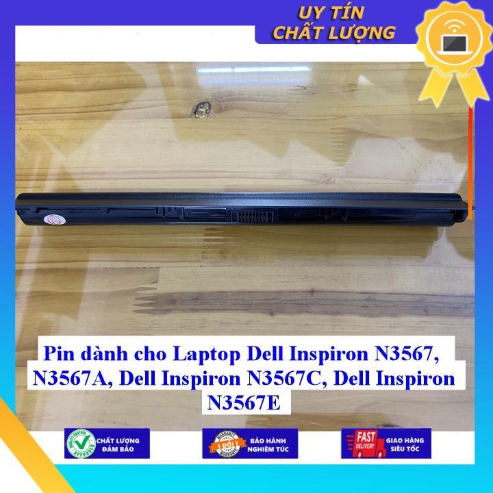 Pin dùng cho Laptop Dell Inspiron N3567  N3567A  Dell Inspiron N3567C Dell Inspiron N3567E - Hàng Nhập Khẩu  MIBAT748