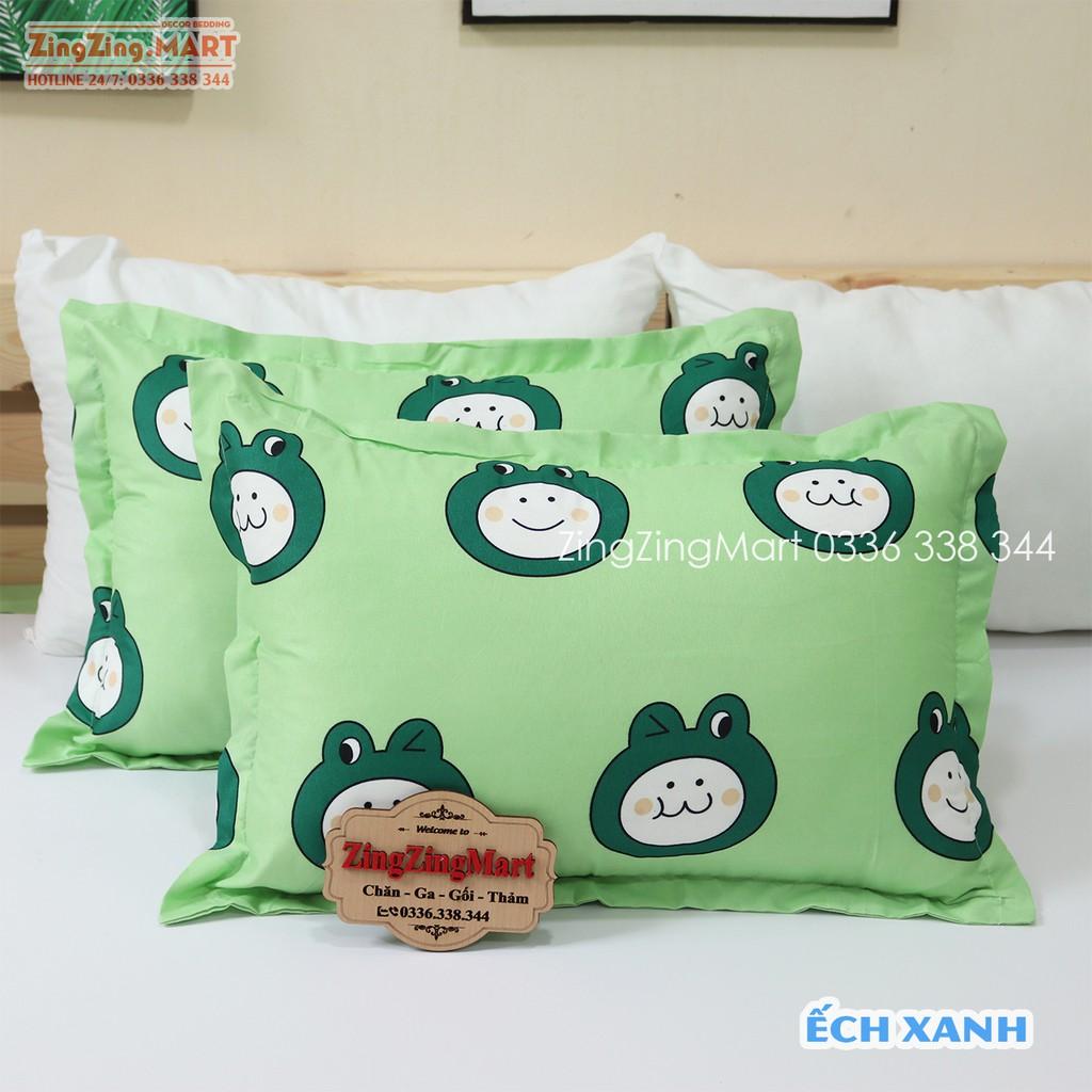 VỎ GỐI nằm Bơ xanh chất Poly cotton | Size lồng ruột 45x65cm (Được lựa mẫu