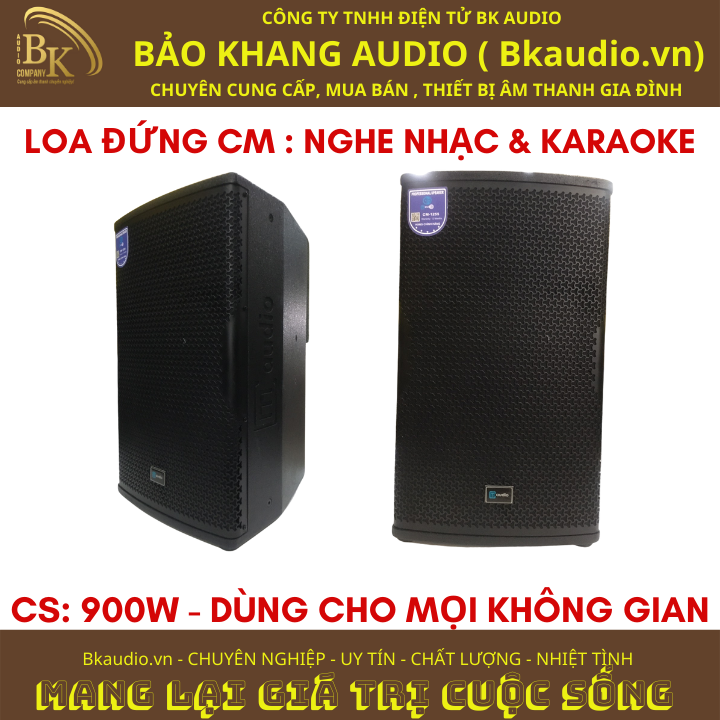 Loa đứng nghe nhạc và karaoke - loa công suất 900W/ cặp. MSP: SPL-02