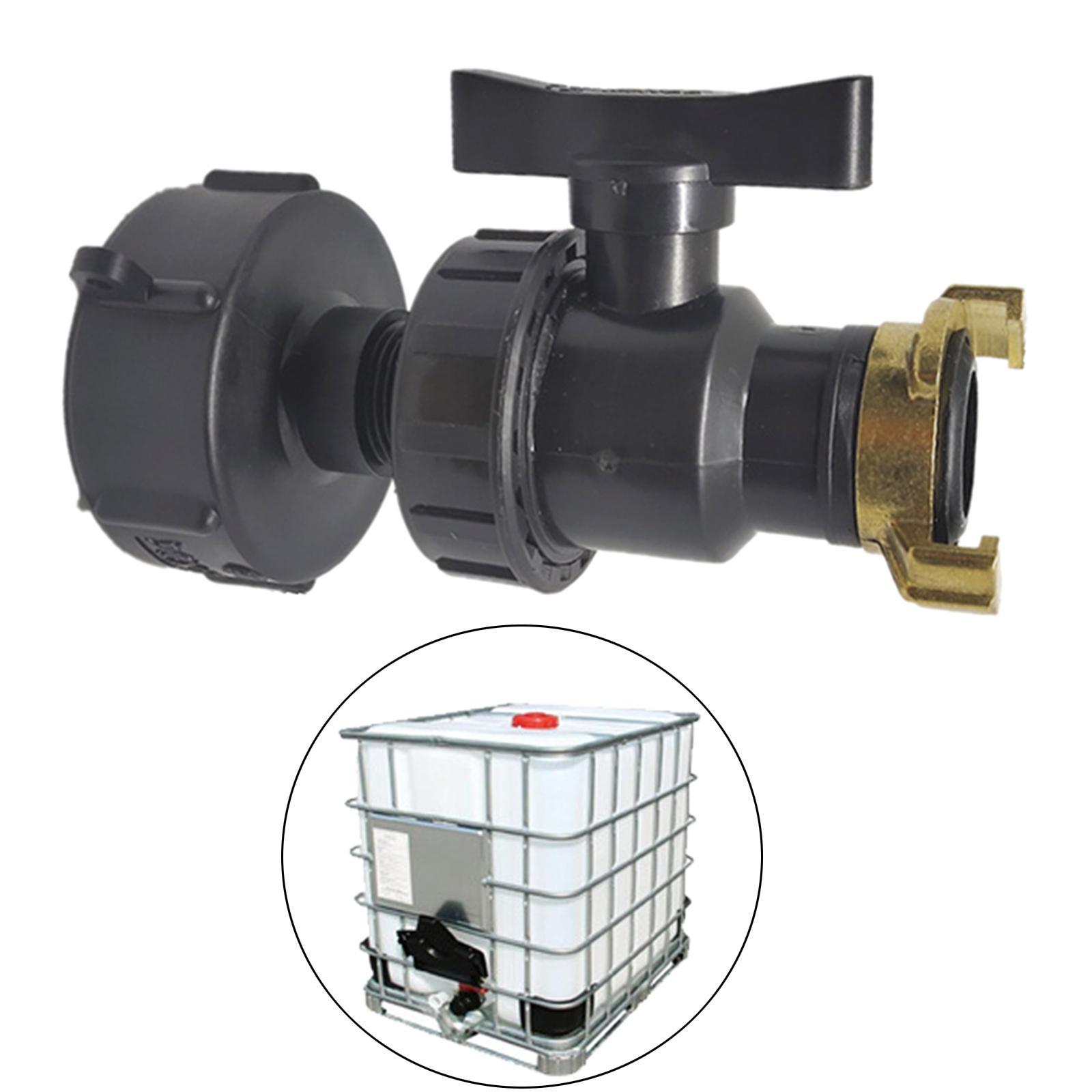 IBC Water Tank Hose Adapter ABS IBC Tank Adapter Replacement Water Tank Connector