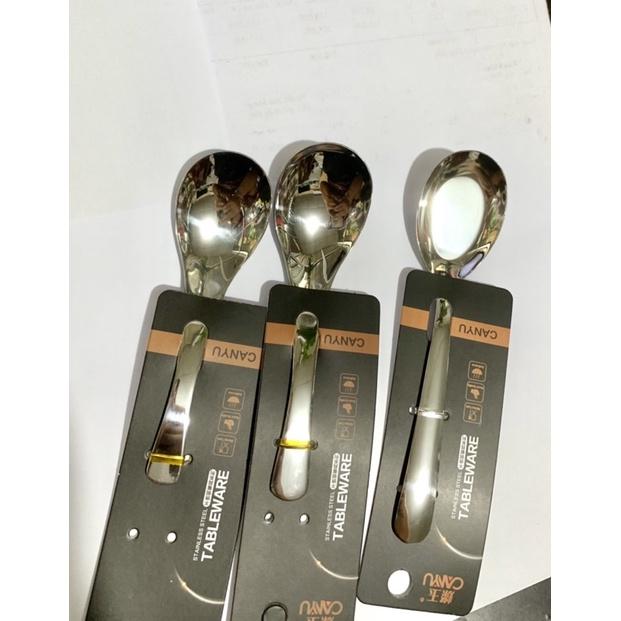 Séc bộ 3 thìa inox 304 sáng bóng