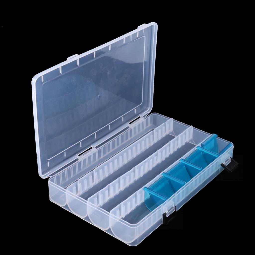 Plastic Fishing Tackle Box Storage Box Stowaway With Adjustable Dividers