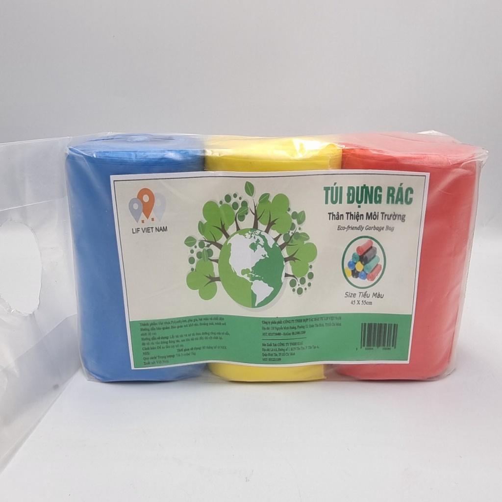 TÚI RÁC 3 CUỘN CỠ TIỂU THÂN THIỆN MÔI TRƯỜNG - LIFVIETNAM