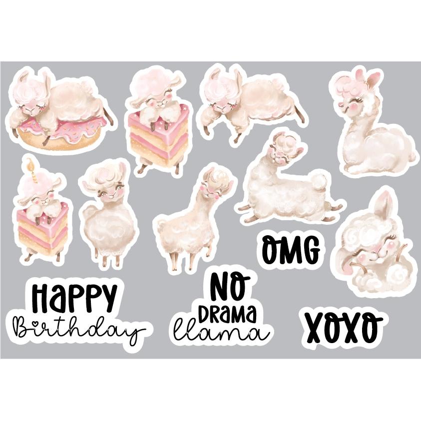 Sticker cute đáng yếu chống nước dán trang trí laptop, mũ nón bảo hiểm, vali, xe tay ga - 37752740