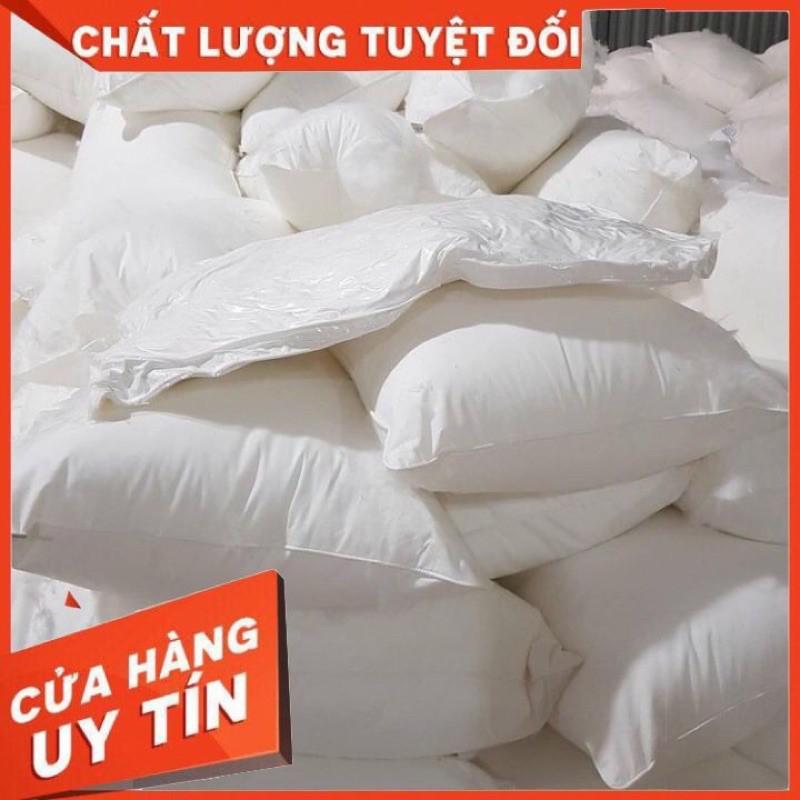 Ruột gối nằm ️ ️ Gối lông vũ nhân tạo bông gòn microfiber,gối khách sạn size 40x60 ảnh thật,hàng Việt Nam