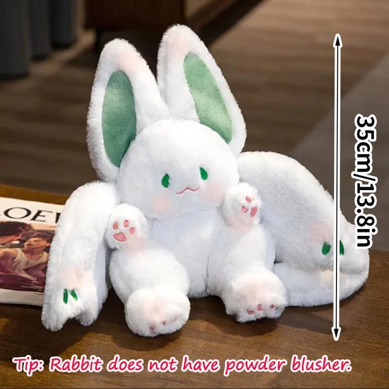 Thú nhồi bông dơi thỏ trắng đáng yêu - Size 35cm - Quà tặng gấu bông thỏ cánh dơi êm mịn.
