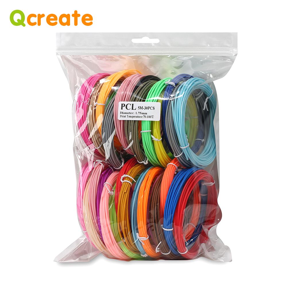 Các màu sắc khác nhau Vật liệu in 3D cho bút 3D đường kính 1,75mm PCL ABS AB