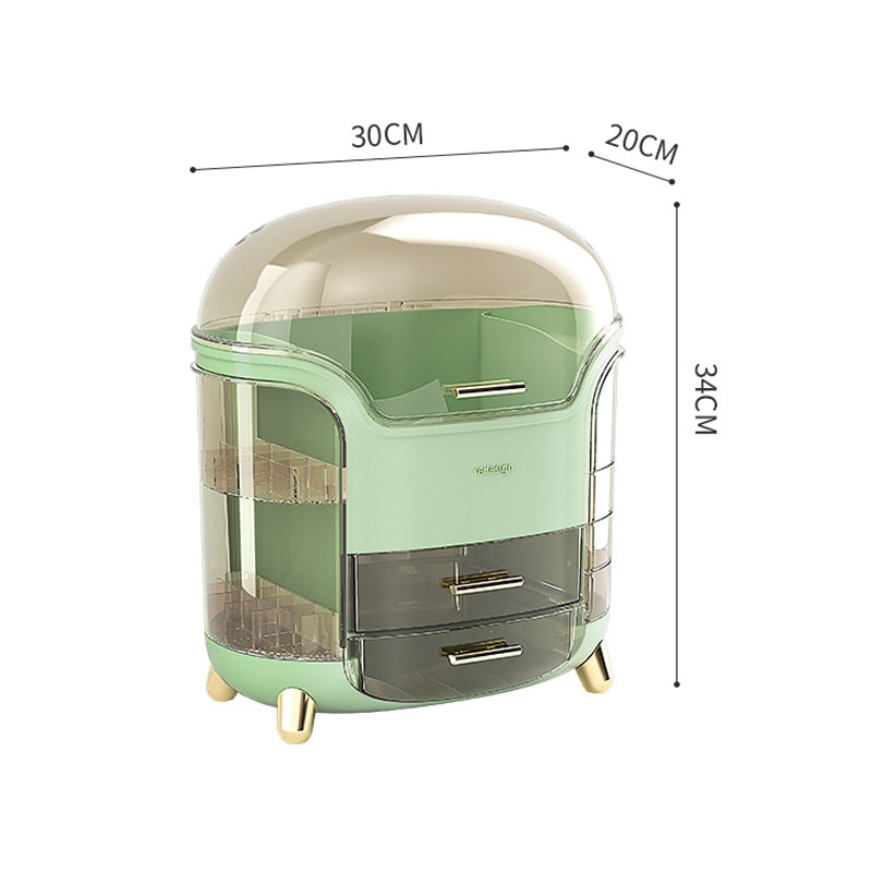 Hộp Đựng Mỹ Phẩm Trang Trí Cosmetic Box Transparent