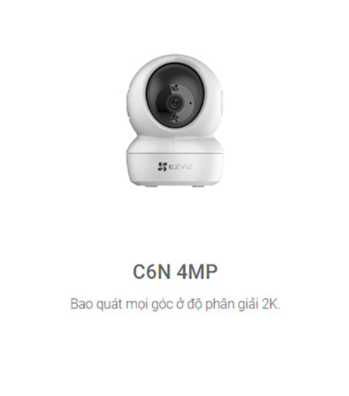 Camera IP Wifi Trong Nhà EZVIZ C6N 2K 4MP - Hàng Chính Hãng