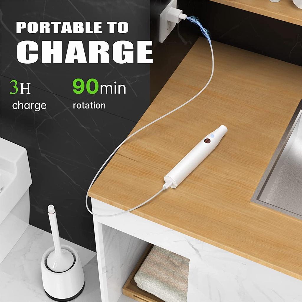 Bàn Chải Chà Toilet Xiaomi Youpin Goodpapa Bằng Silicon Với 2 Đầu Bàn Chải Tiện Dụng