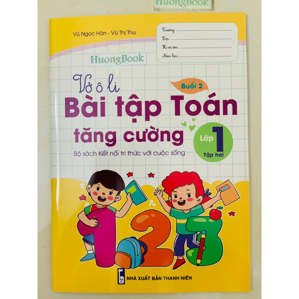 Sách - Vở Ô Li Bài Tập Toán Tăng Cường lớp 1 - tập 2
