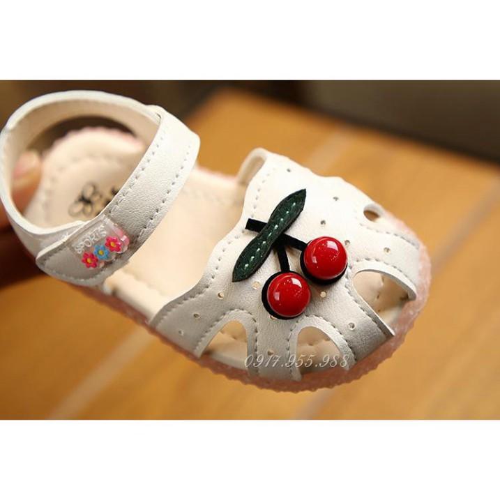 giày cherry tập đi cho bé gái Ankids502