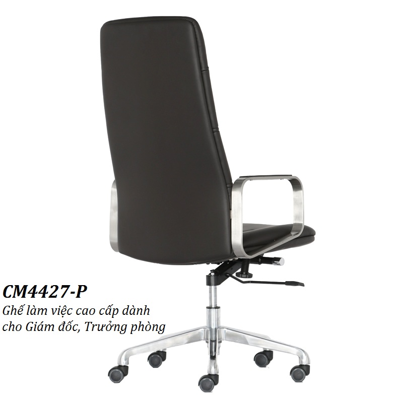 Leather Director's Chair Ghế giám đốc ghế lãnh đạo cấp cao ngồi làm việc tại văn phòng ngồi làm việc tại nhà lưng cao nhập khẩu CM4427-P Tay ghế hợp kim nhôm ốp PU Chân hợp kim nhôm, mâm ghế thương hiệu Ý &quot; Donati&quot; Management chair