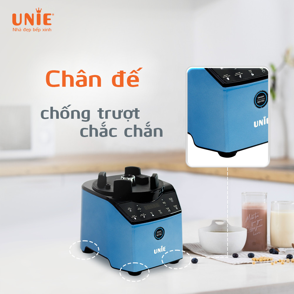 Máy Làm Sữa Hạt Xay Nấu Đa Năng UNIE V3 7 Chế Độ Nấu Tiêu Chuẩn Đức Công Suất 1800W Dung Tích 1750 ML- Hàng Chính Hãng